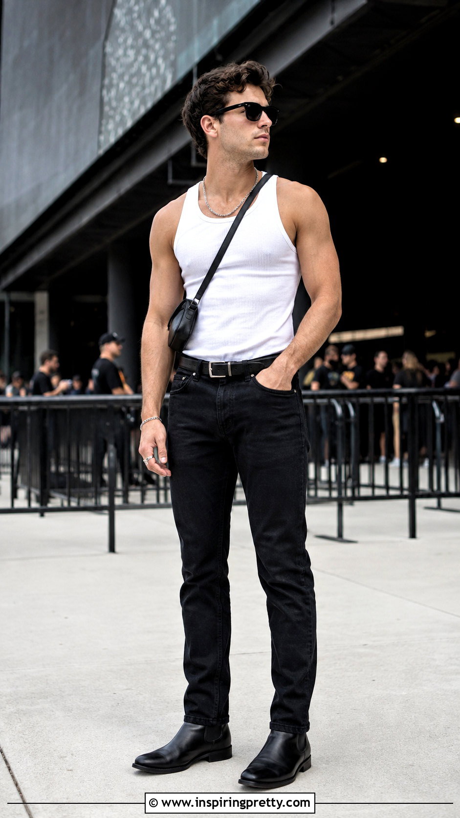 Shawn Mendes White Tank Top With Black Jeans - 25 shawn mendes white tank tops