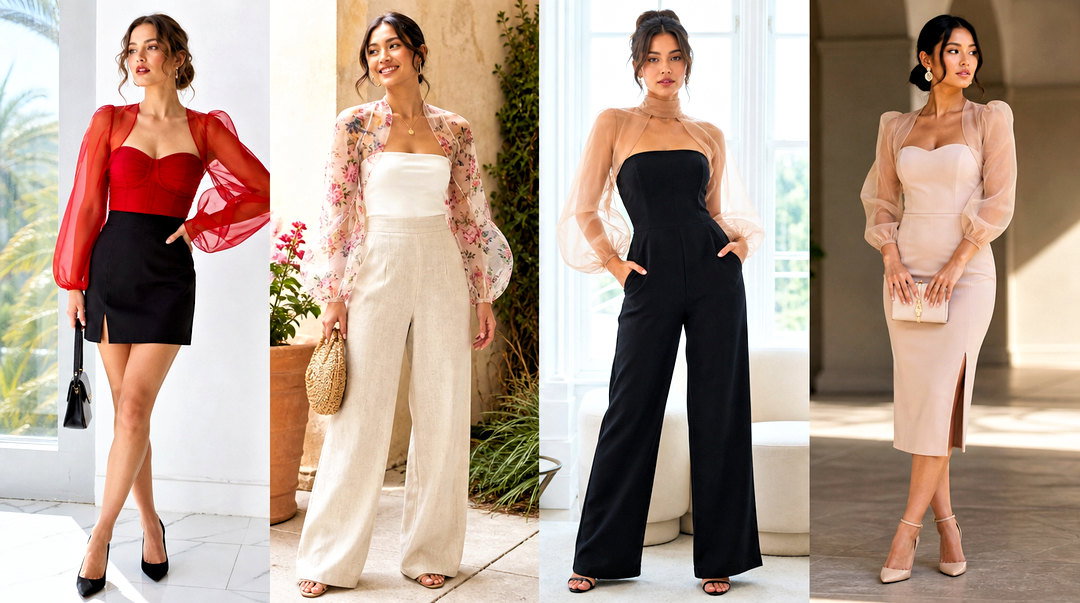 25 Sheer Bolero Top Outfit Ideas for Chic Layered Looks