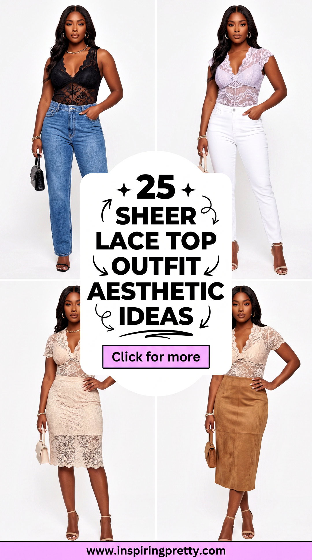 25 Sheer Lace Top Outfit Aesthetic Ideas for Trendsetters - 25 Sheer Lace Top Outfit Aesthetic Ideas for Trendsetters