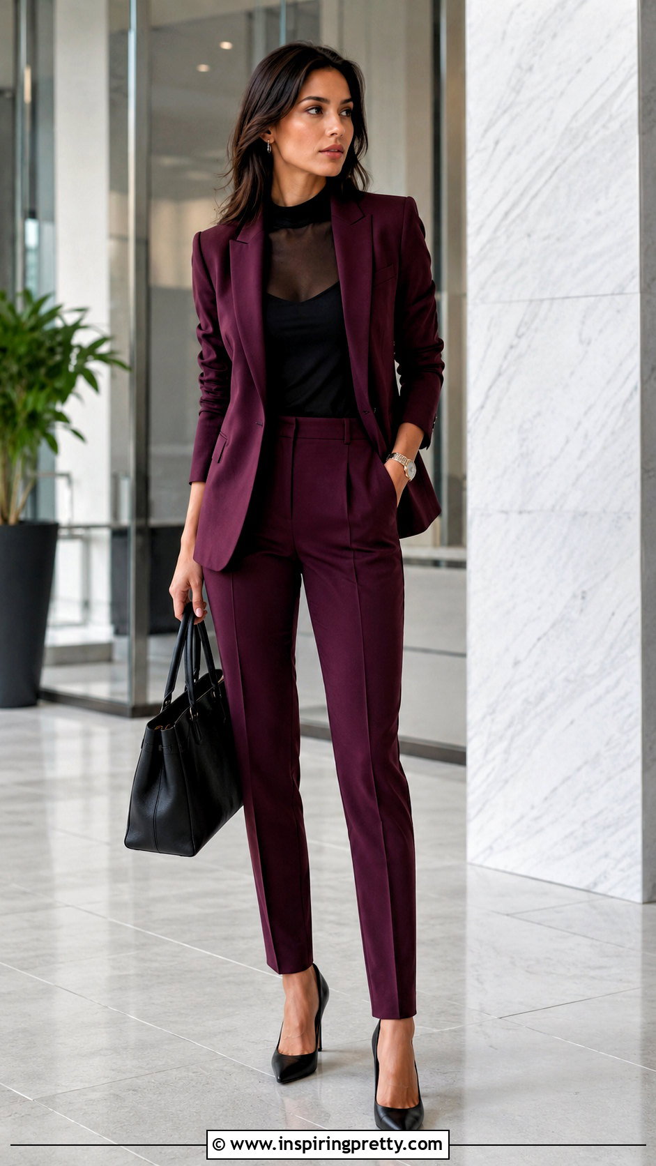 Sheer Long Sleeve Top With Matching Suit - 50 sheer long sleeve top outfit ideas