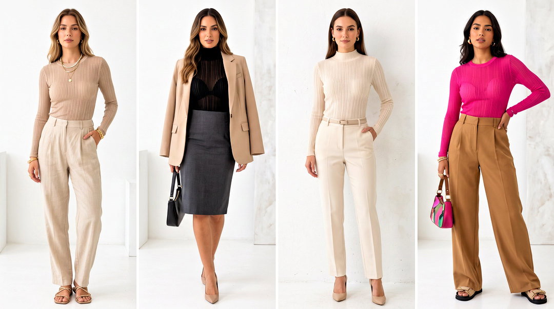 25 Sheer Ribbed Top Outfit Ideas for Sleek Summer Style