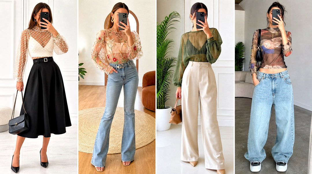 25 Sheer Top Selfie Ideas Easy Confident Poses That Flatter