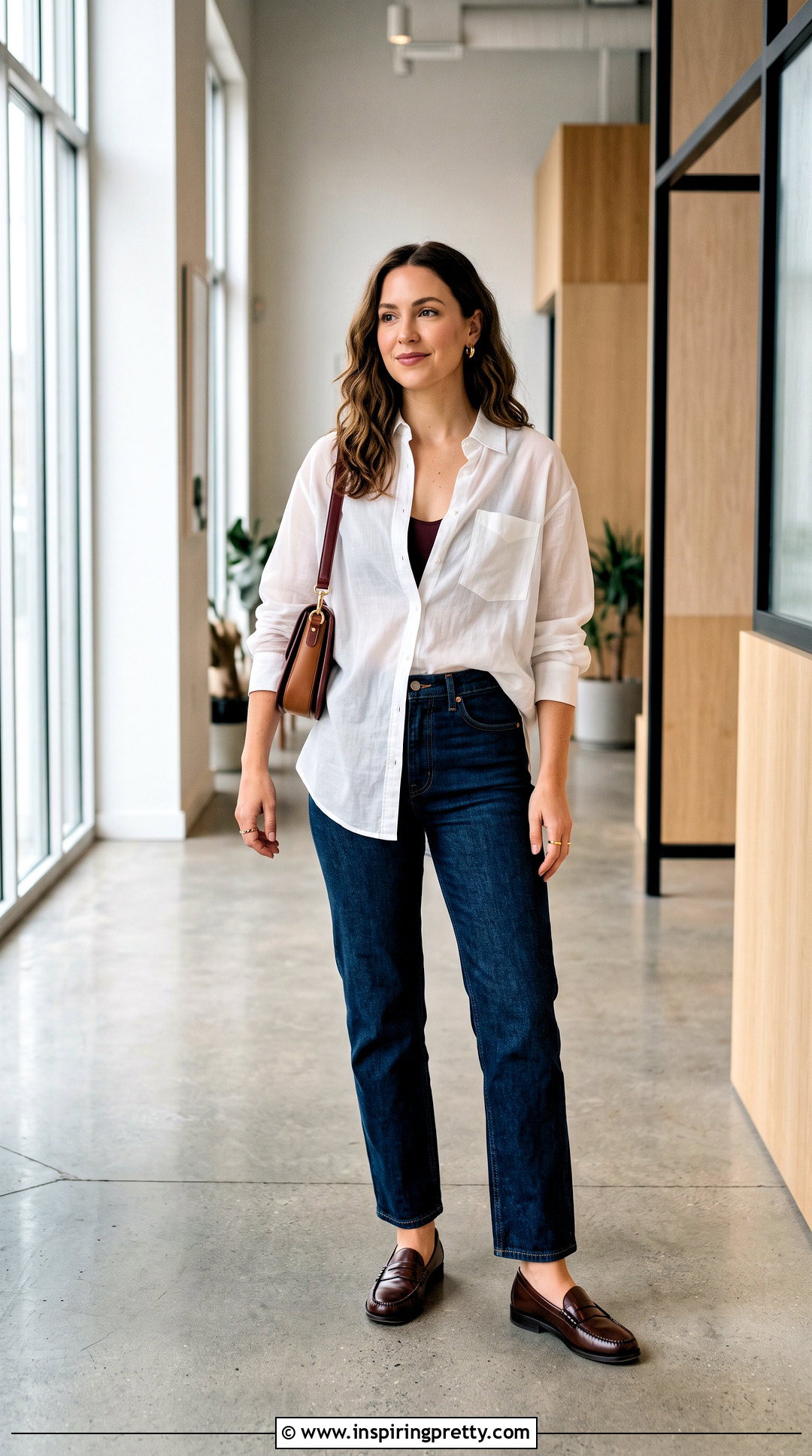 Sheer White Top With Burgundy Bra And Dark Jeans - What To Wear Under Sheer White Top (25 Ways)