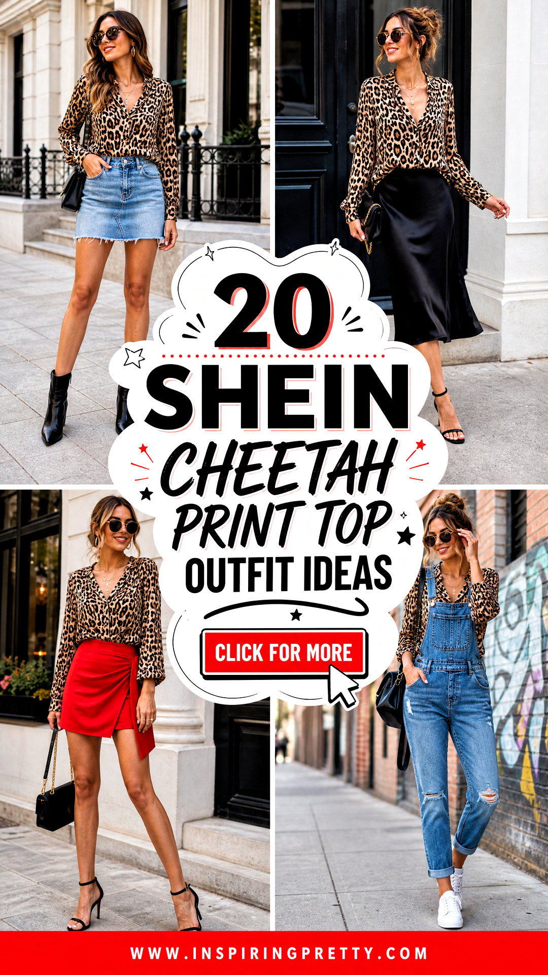20 Shein Cheetah Print Top Outfit Ideas for Bold Street Style - 20 Shein Cheetah Print Top Outfit Ideas for Bold Street Style