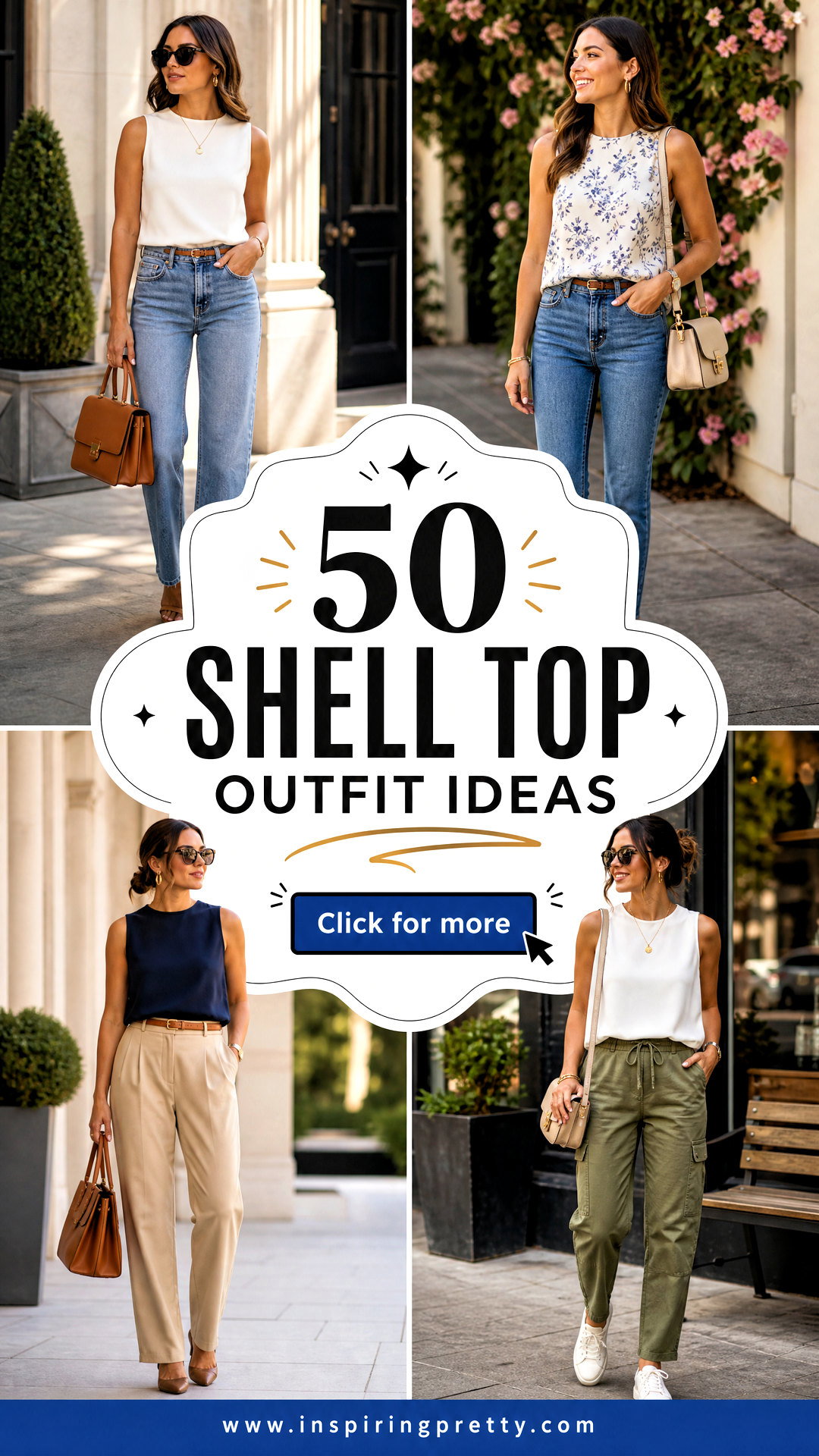 50 Shell Top Outfit Ideas for Polished Work-to-Weekend Style - 50 Shell Top Outfit Ideas for Polished Work-to-Weekend Style