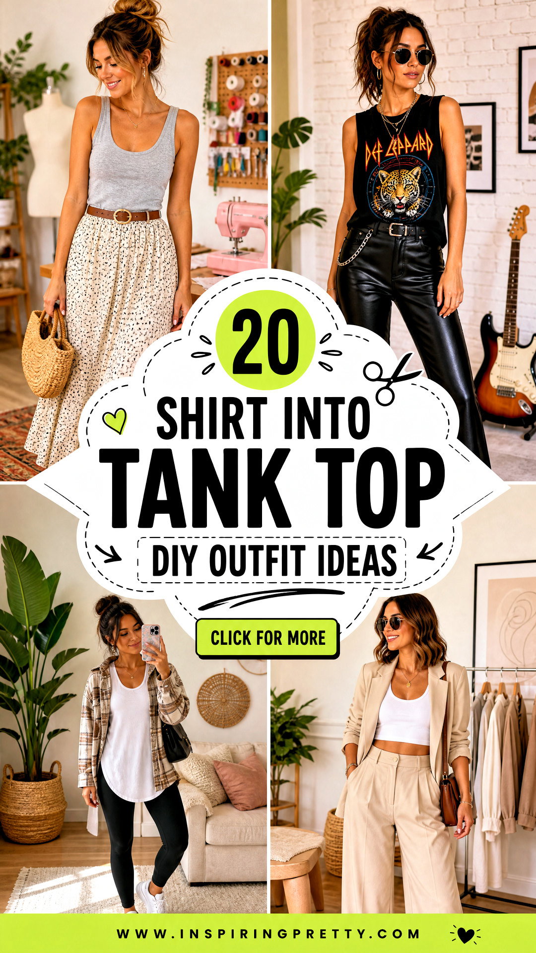 20 Shirt Into Tank Top DIY Outfit Ideas for Easy Upcycling - 20 Shirt Into Tank Top DIY Outfit Ideas for Easy Upcycling
