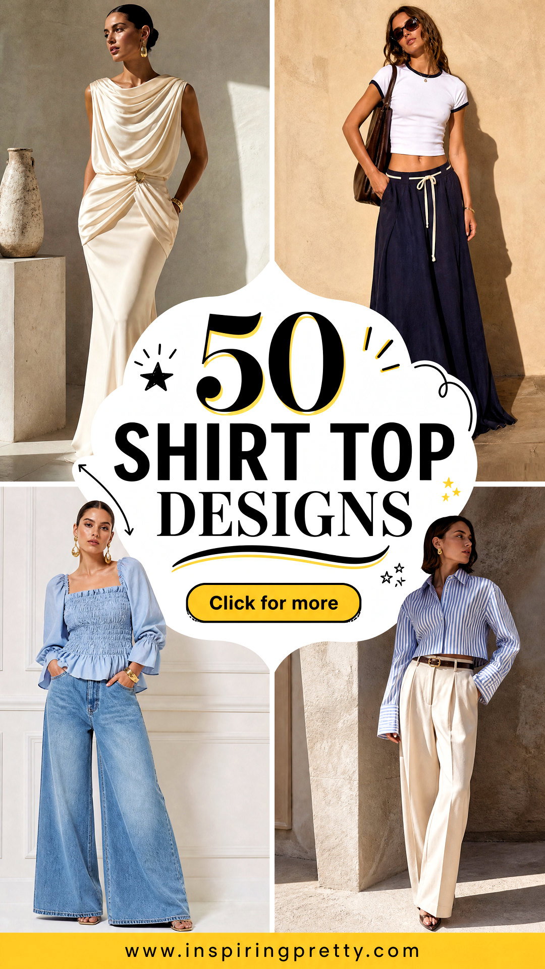 50 Shirt Top Designs to Inspire Your Next Fashion Collection - 50 Shirt Top Designs to Inspire Your Next Fashion Collection