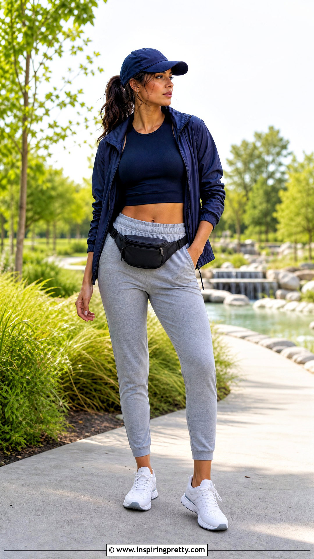 Short Athletic Top With Joggers - 50 short tops for women