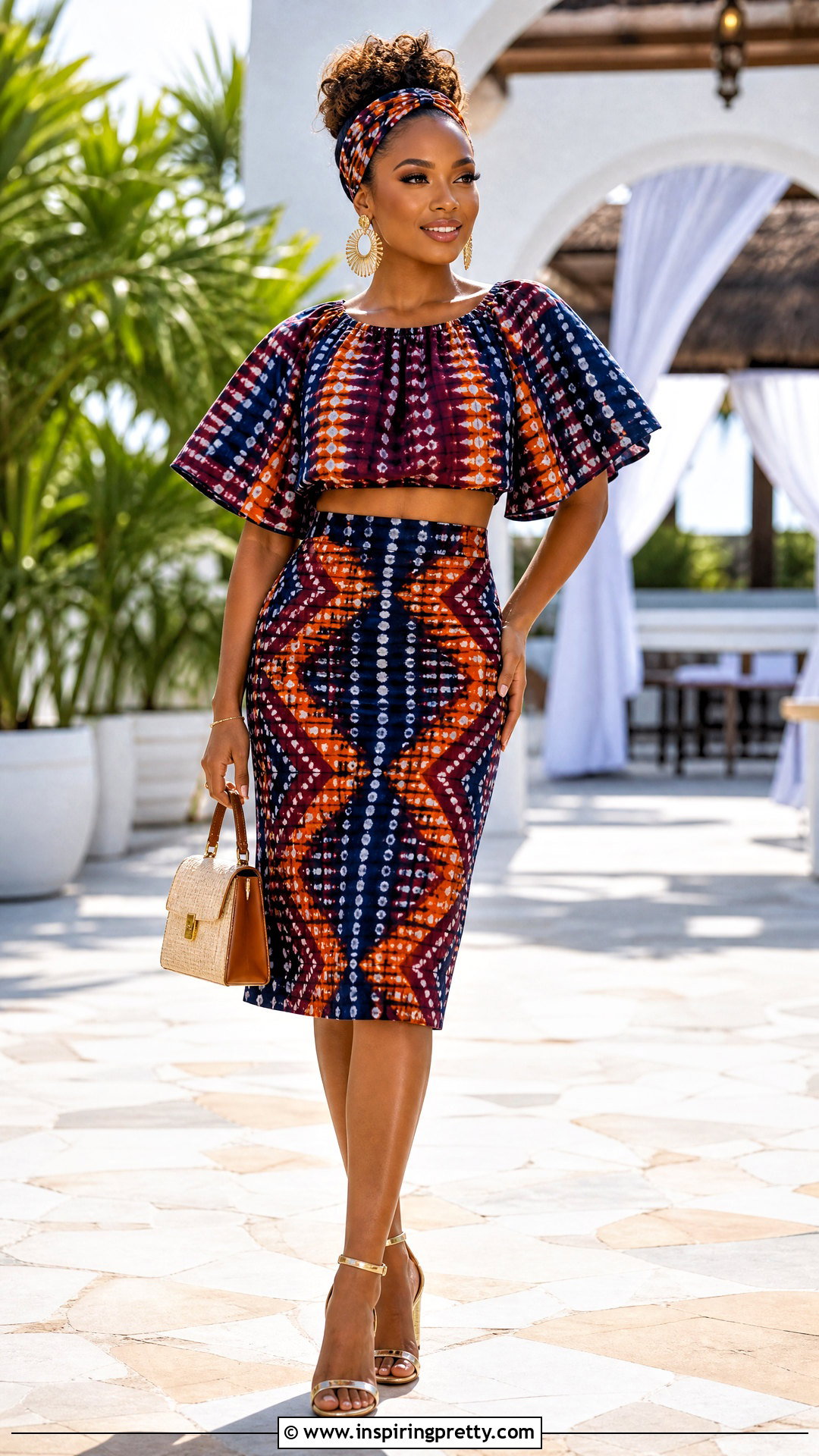 Short Bubu Top And Knee Length Skirt Outfit - 50 bubu top and skirt outfits