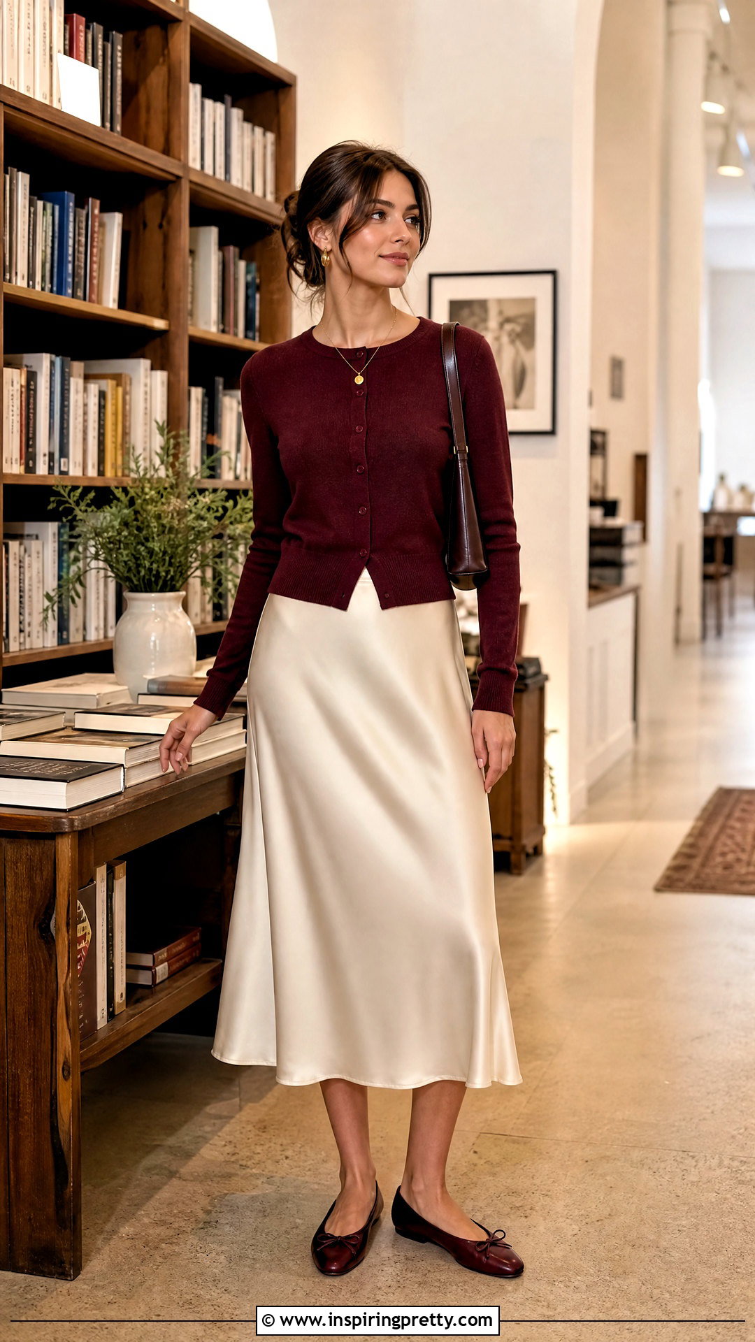 Short Cardigan Top And Midi Skirt - 50 short top ideas