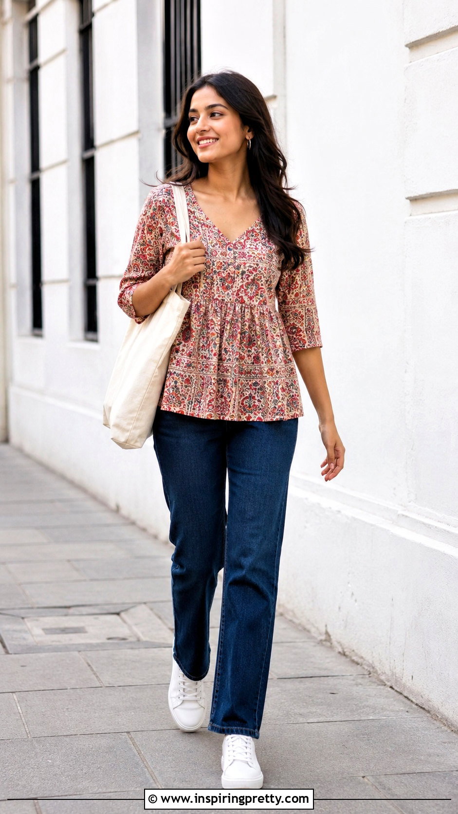 Short Kurti Top With Jeans - 50 kurti top designs for women