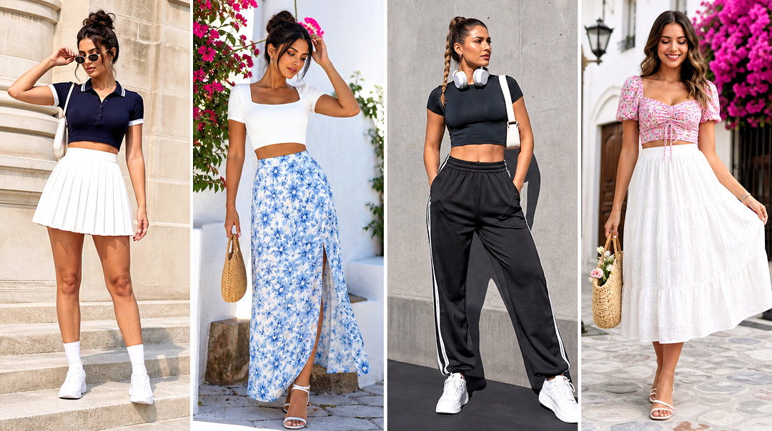 20 Short Sleeve Crop Tops for Women for Chic Summer Looks