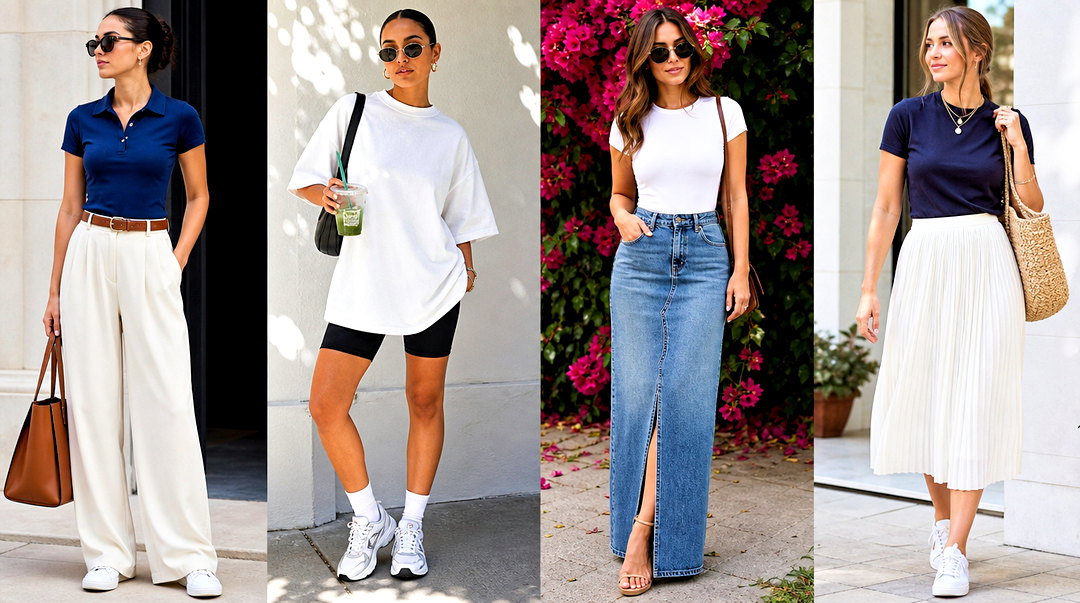 50 Short Sleeve Top Outfit Ideas for Easy Everyday Style