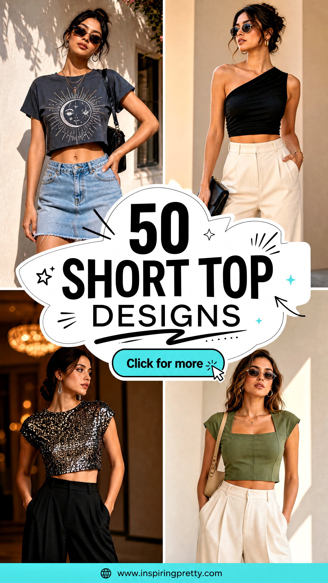 50 Short Top Designs for a Fresh Fashion-Forward Wardrobe - 50 Short Top Designs for a Fresh, Fashion-Forward Wardrobe