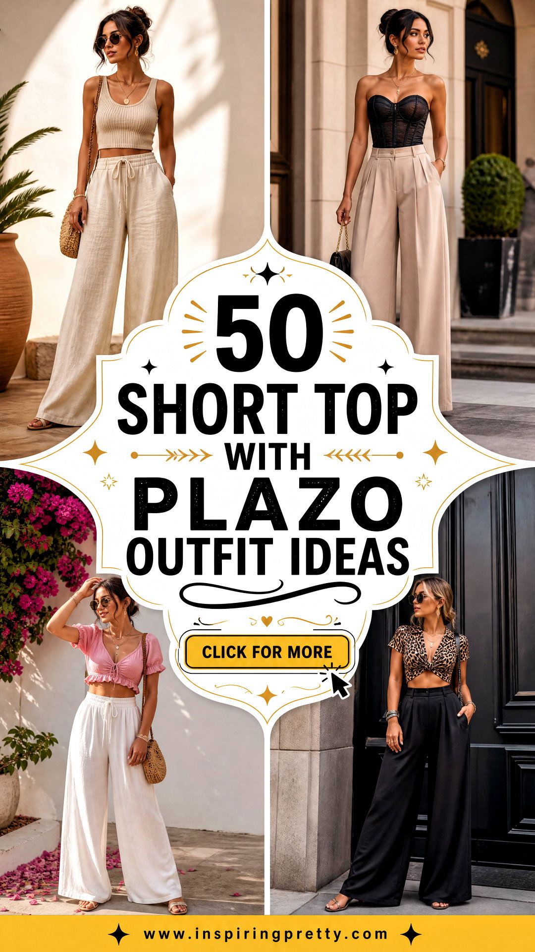 50 Short Top With Plazo Outfit Ideas for Festive Style - 50 Short Top With Plazo Outfit Ideas for Festive Style