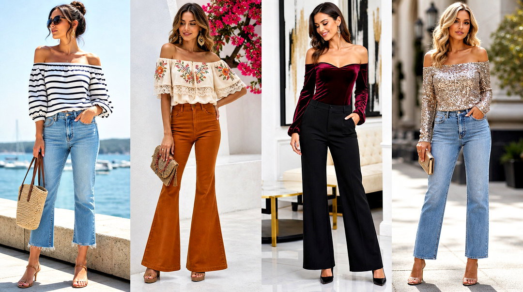 50 Shoulderless Top Outfit Ideas for Confident Summer Style