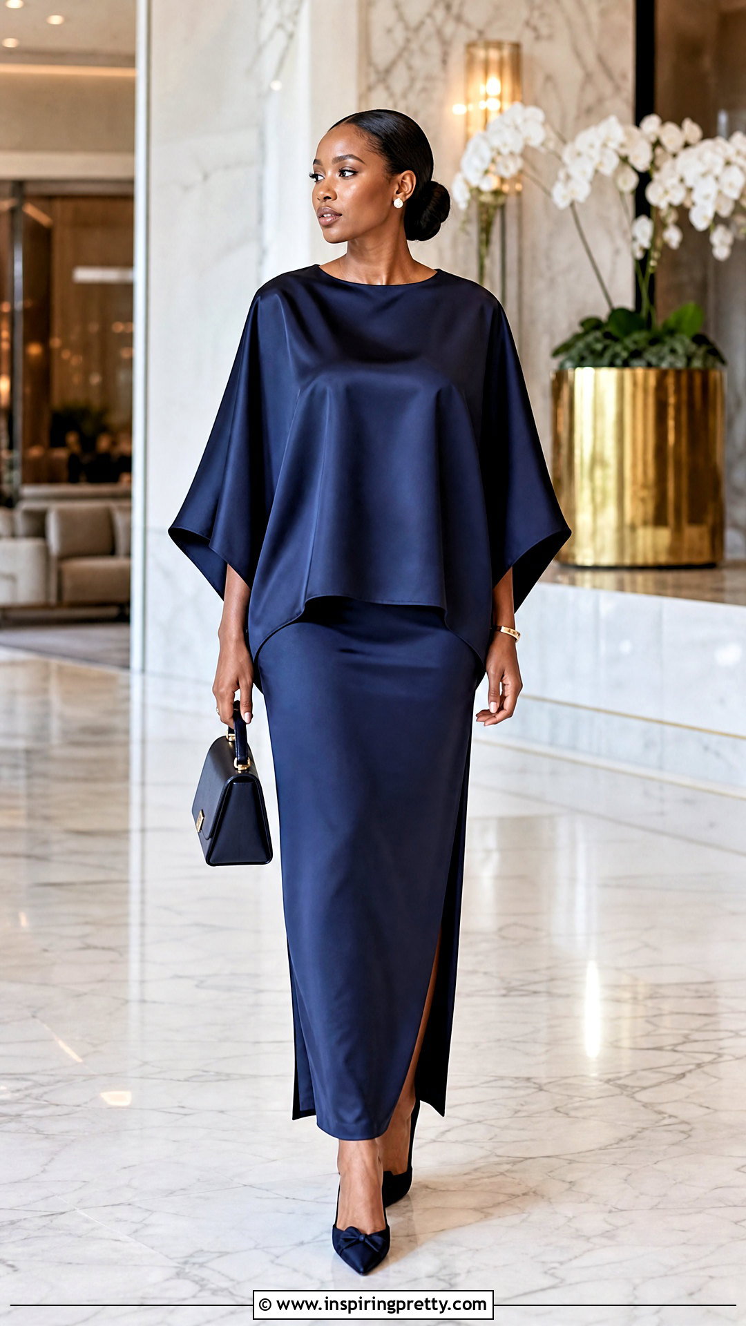 Silk Bubu Top And Column Skirt Outfit - 50 bubu top and skirt outfits