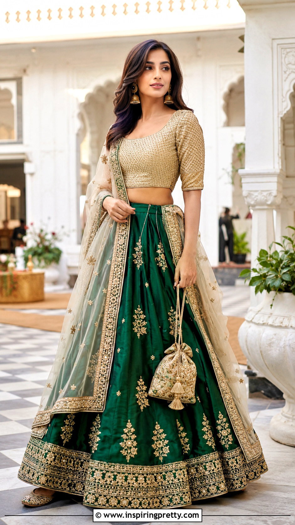 Silk Skirt And Crop Top Indian Outfit - 50 skirt and top indian outfits