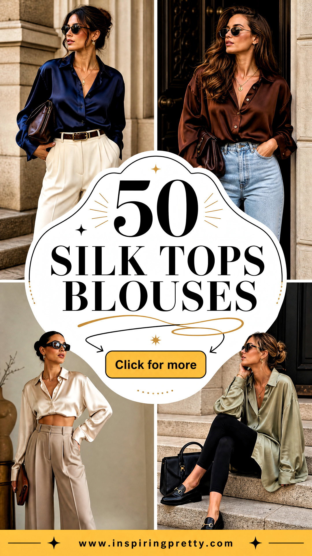 50 Silk Tops Blouses to Elevate Your Work and Evening Style - 50 Silk Tops Blouses to Elevate Your Work and Evening Style