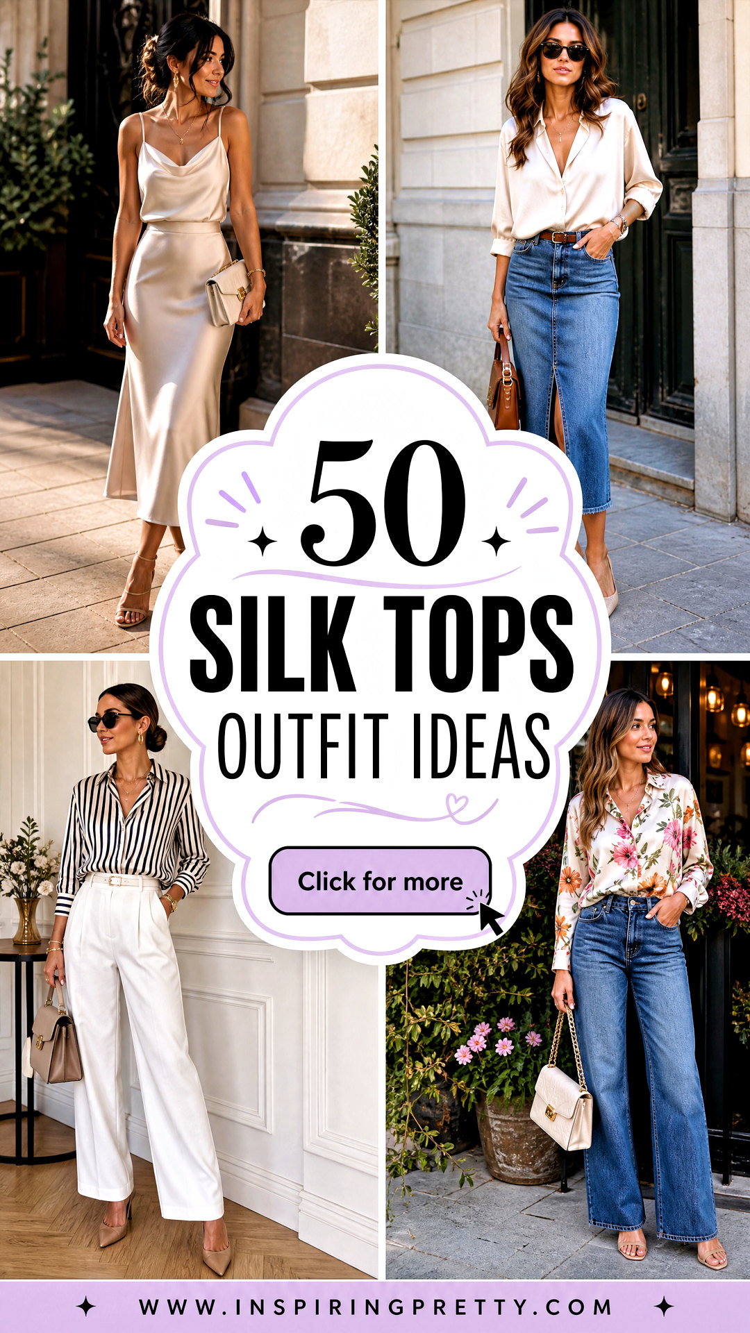 50 Silk Tops Outfit Ideas for Effortless Day-to-Night Style - 50 Silk Tops Outfit Ideas for Effortless Day-to-Night Style