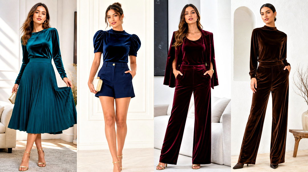 25 Silk Velvet Top Outfit Ideas for Stylish Winter Looks