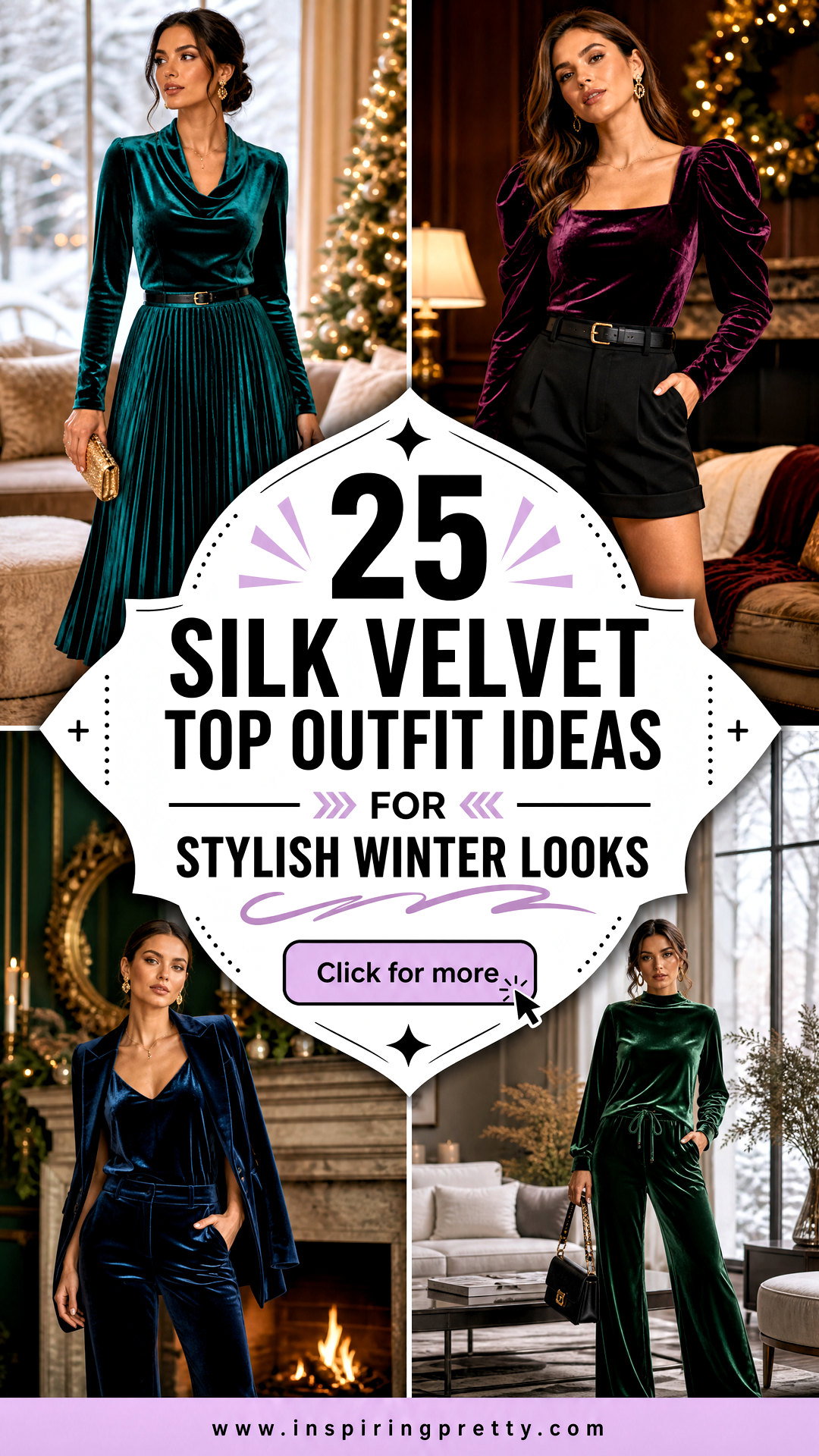 25 Silk Velvet Top Outfit Ideas for Stylish Winter Looks - 25 Silk Velvet Top Outfit Ideas for Stylish Winter Looks