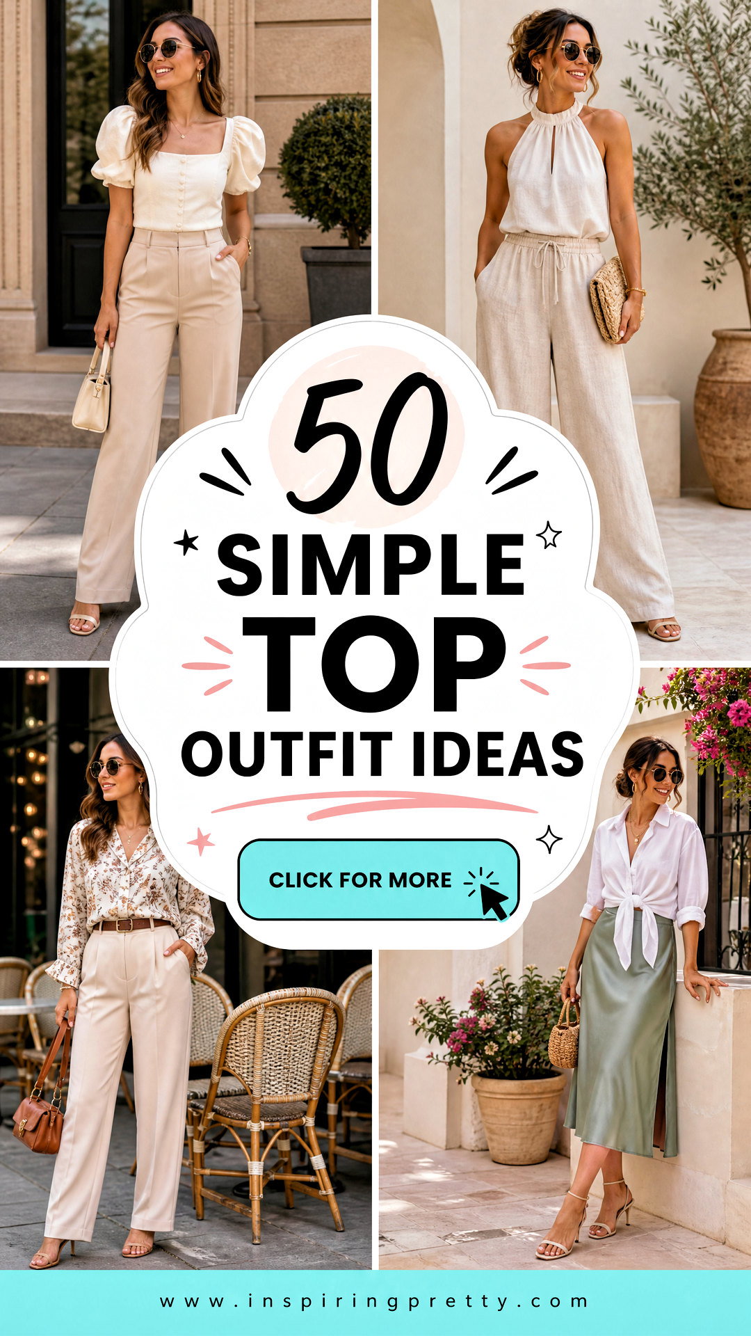 50 Simple Top Outfit Ideas for Easy Polished Everyday Style - 50 Simple Top Outfit Ideas for Easy, Polished Everyday Style