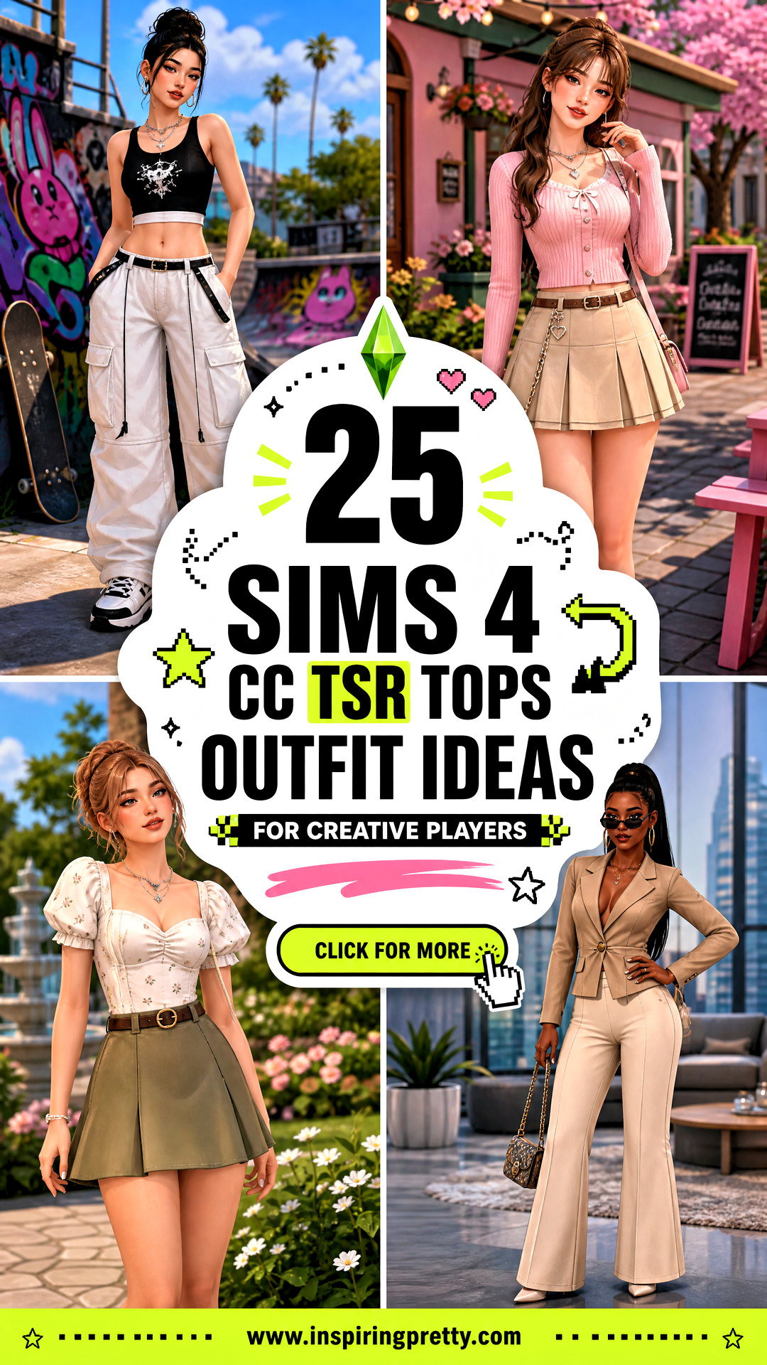 25 Sims 4 CC TSR Tops Outfit Ideas for Creative Players - 25 Sims 4 CC TSR Tops Outfit Ideas for Creative Players