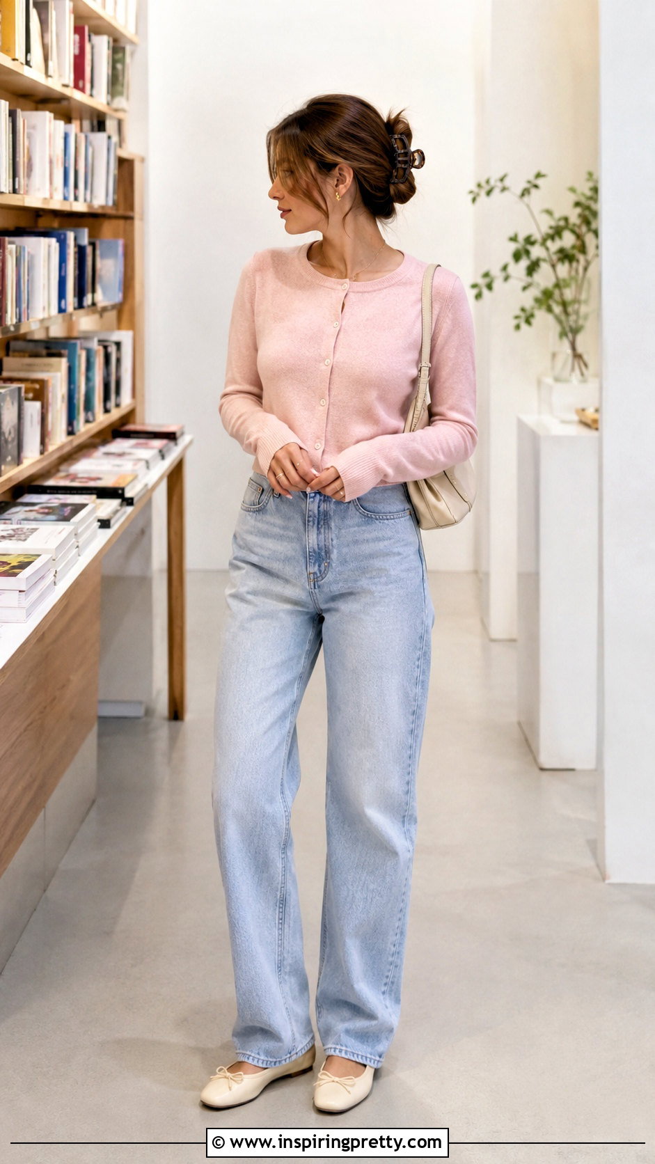 Sims Cardigan Top and Mom Jeans Outfit - 20 the sims resource sims 4 clothing tops outfit ideas