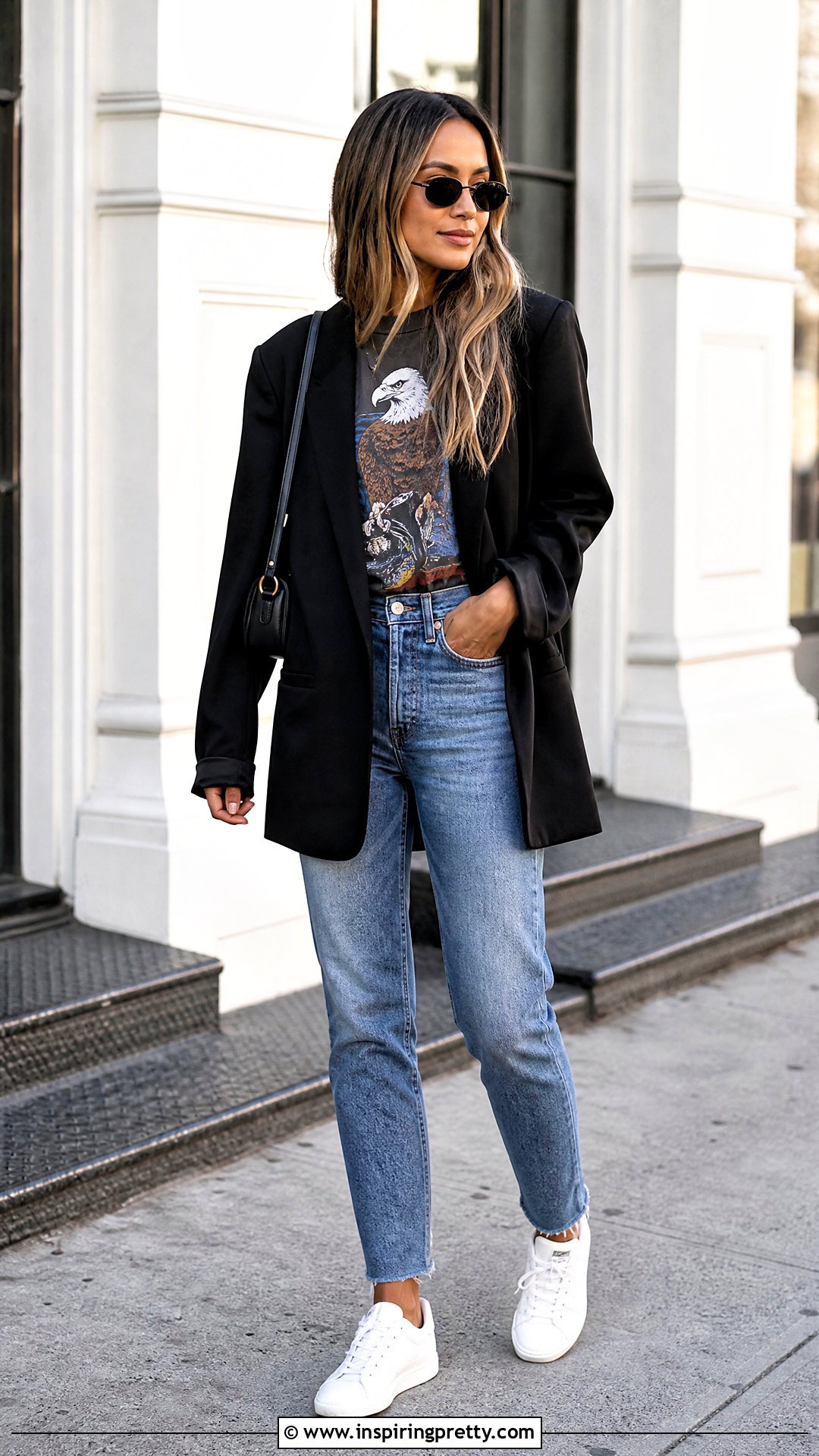 Sincerely Jules Graphic Tee With Straight Leg Jeans - 20 Sincerely Jules Tops outfit ideas