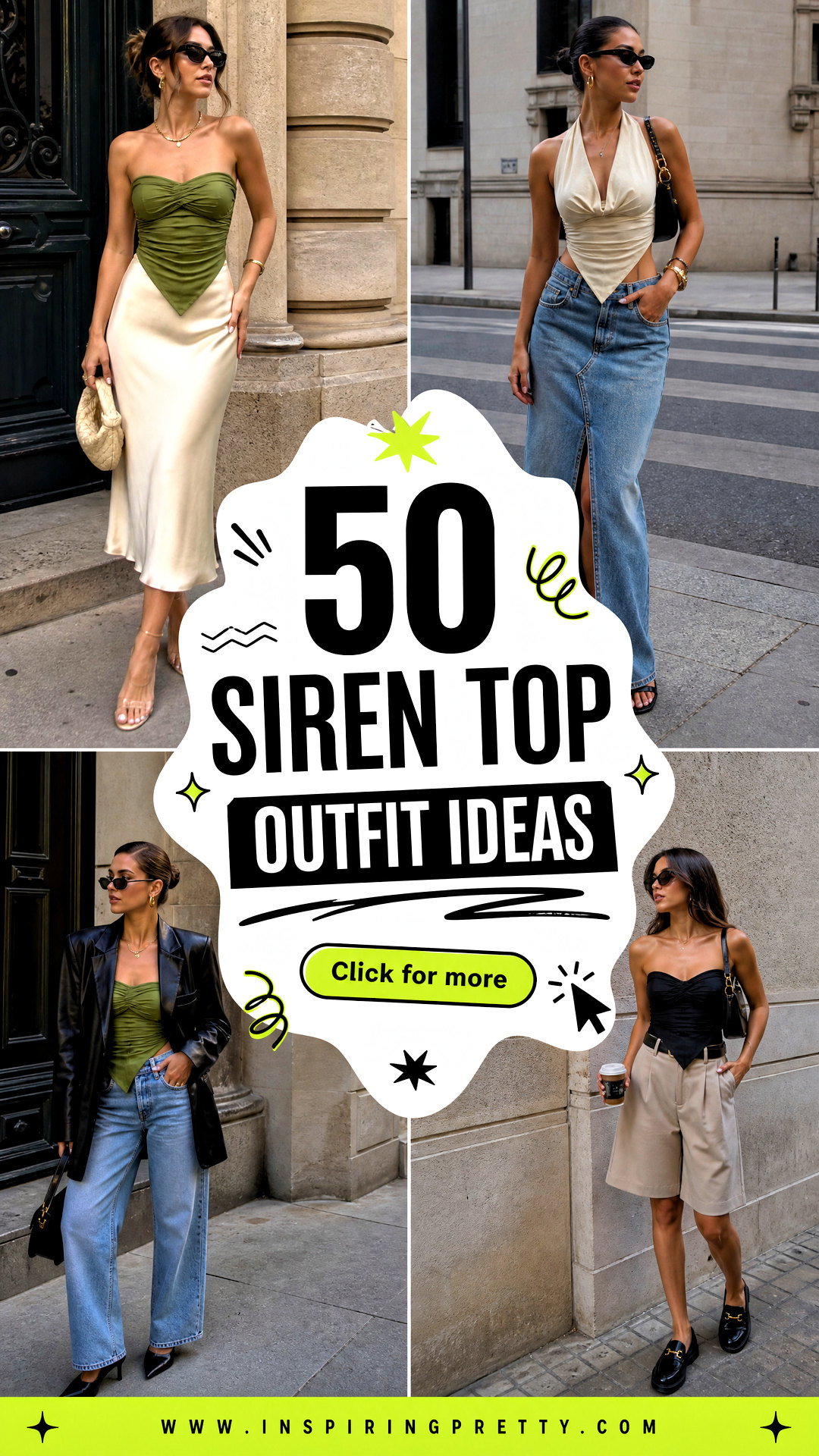 50 Siren Top Outfit Ideas for a Bold Trend-Forward Look - 50 Siren Top Outfit Ideas for a Bold, Trend-Forward Look