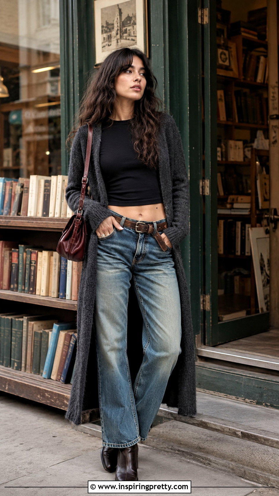 Sirius Black Crop Top With Faded Blue Jeans - 20 sirius black in a crop top outfit ideas
