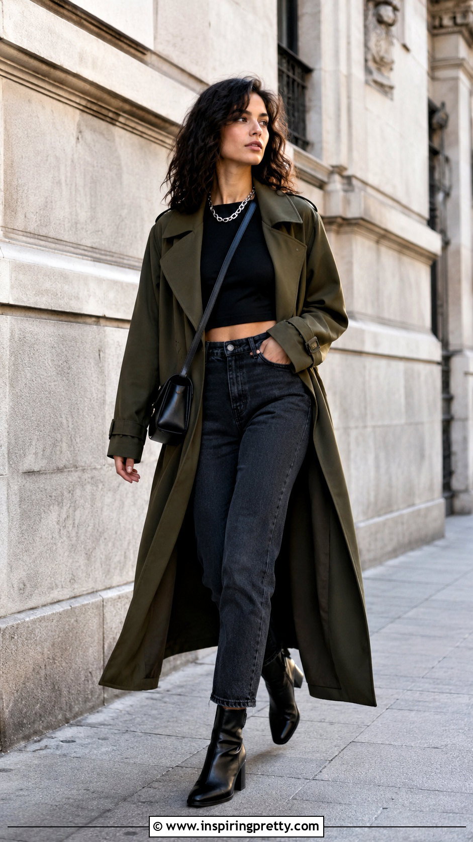 Sirius Black Crop Top With Long Trench Coat - 20 sirius black in a crop top outfit ideas