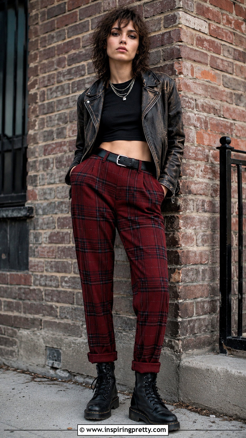 Sirius Black Crop Top With Red Plaid Pants - 20 sirius black in a crop top outfit ideas