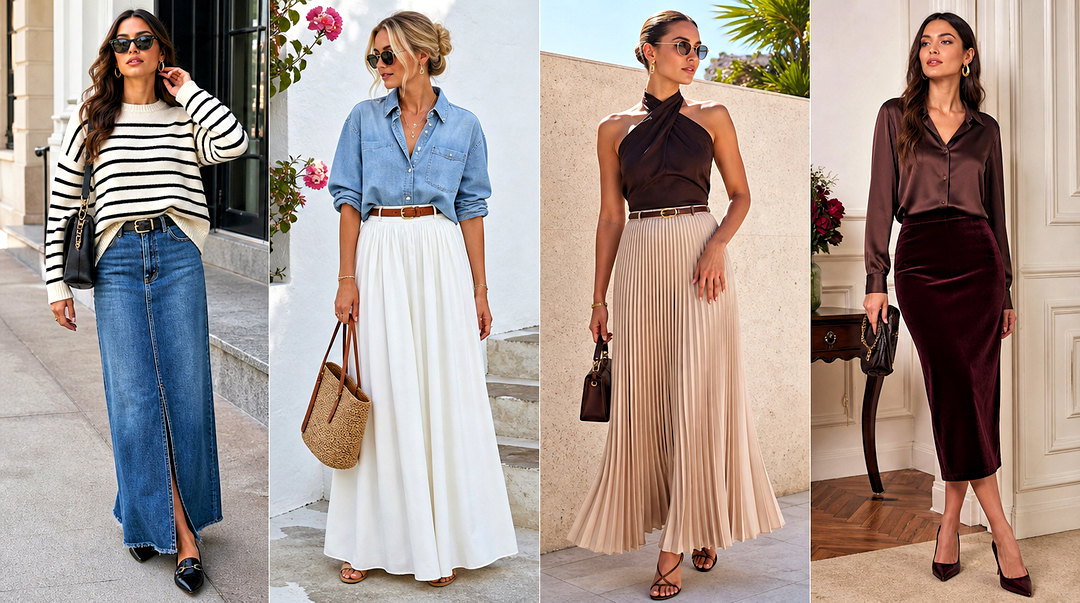 50 Skirt With Top Outfit Ideas for Every Style and Season