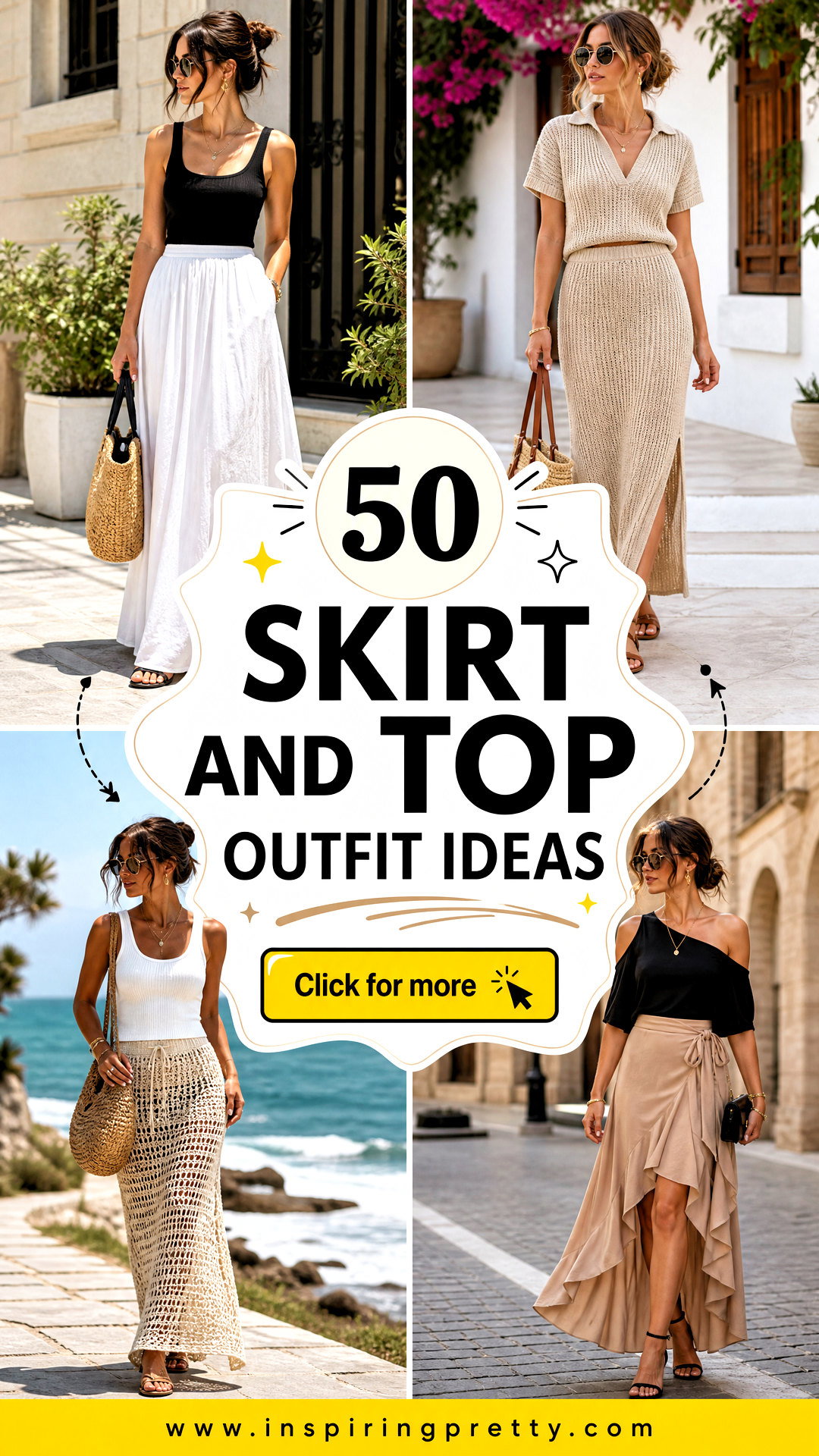 50 Skirt and Top Outfit Ideas for Easy Day-to-Night Style - 50 Skirt and Top Outfit Ideas for Easy Day-to-Night Style