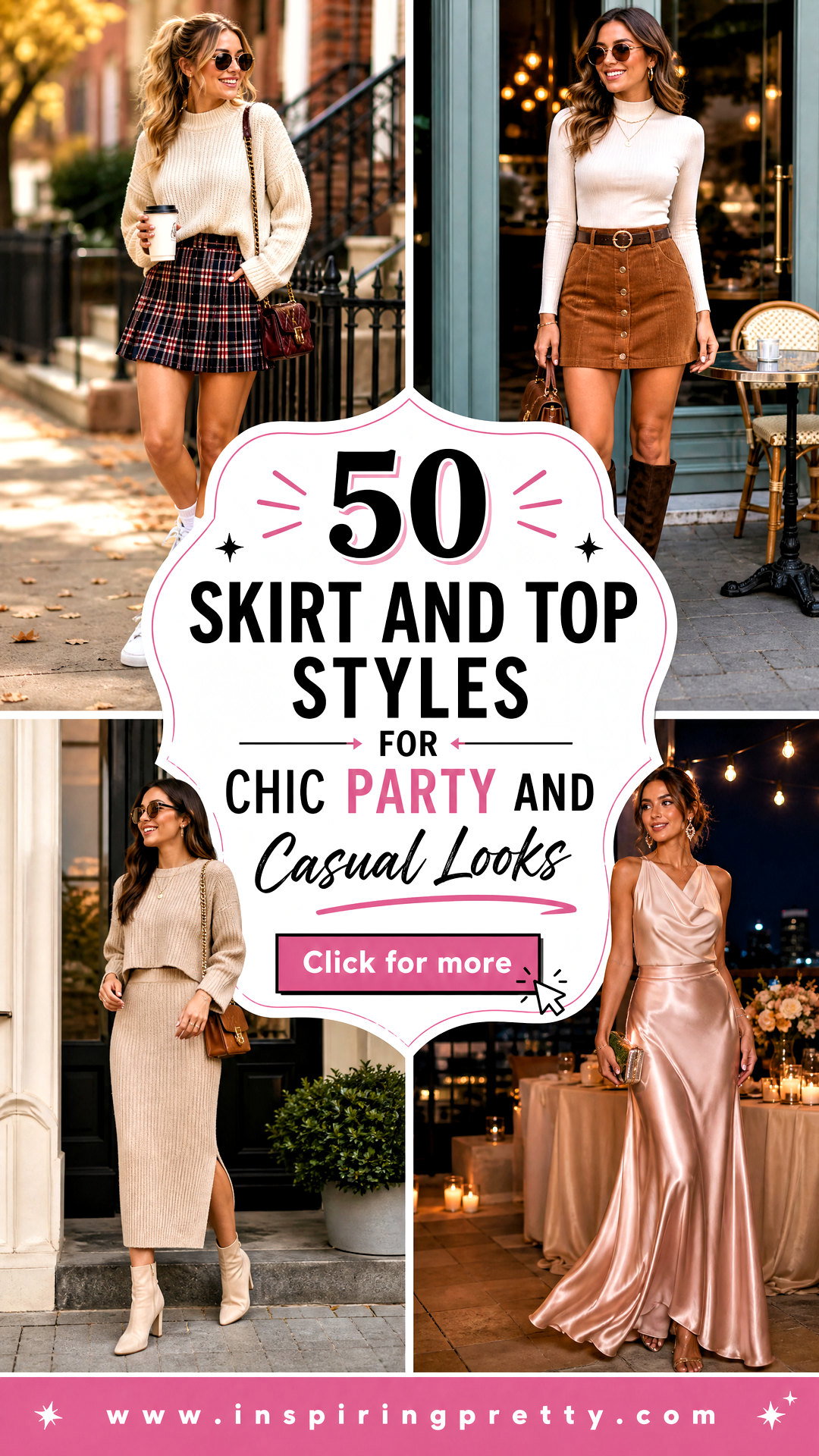 50 Skirt and Top Styles for Chic Party and Casual Looks - 50 Skirt and Top Styles for Chic Party and Casual Looks