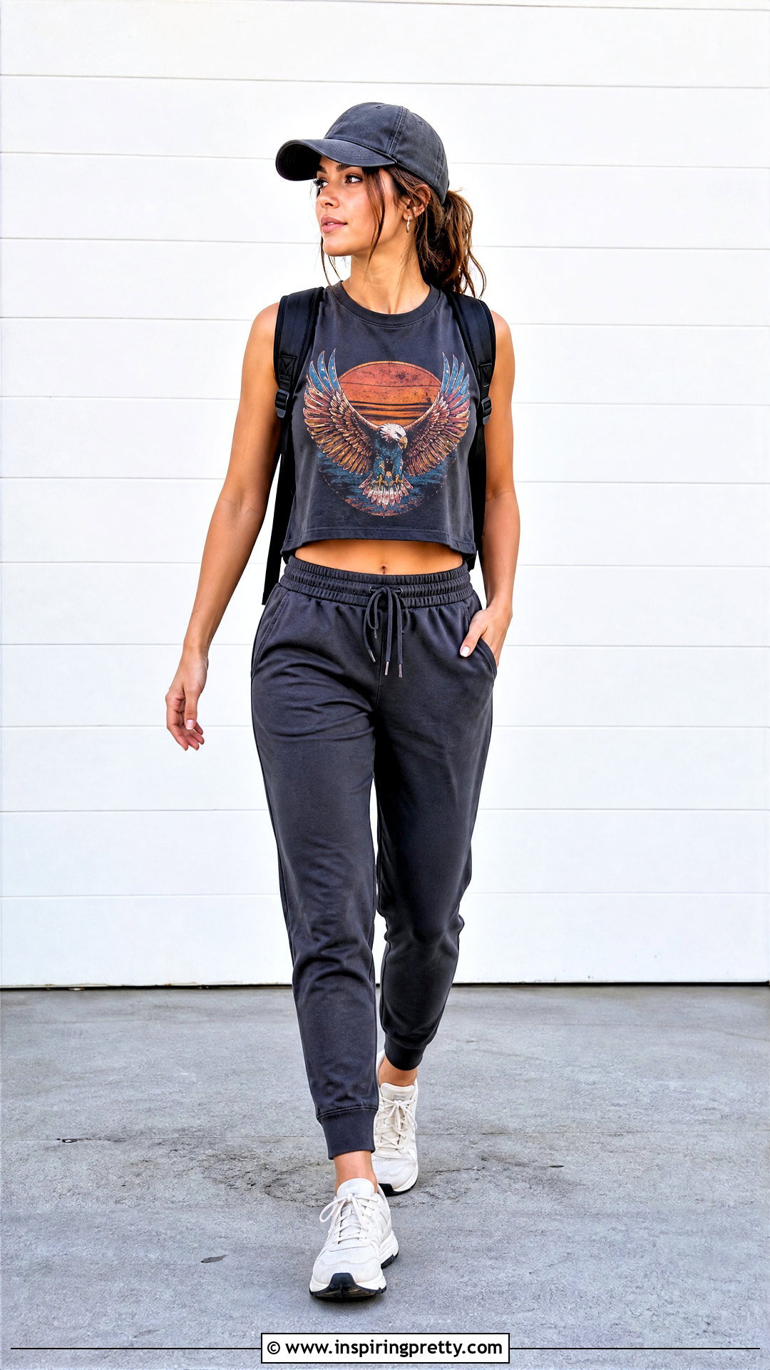 Sleeveless T Shirt Crop Top With Joggers - 20 diy crop tops from t shirts