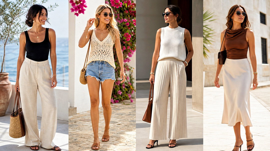50 Sleeveless Tops for Women for Stylish Summer Wardrobe Updates
