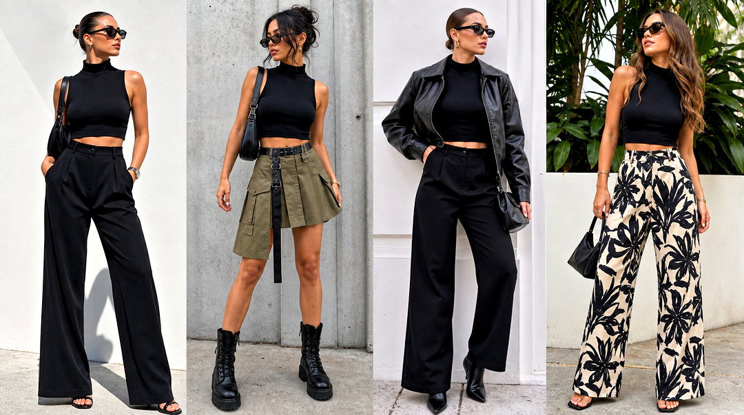 20 Sleeveless Turtleneck Crop Top Men Outfit Ideas to Try