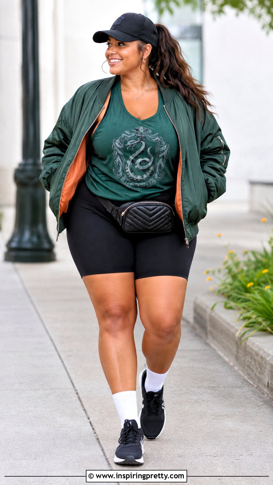 Slytherin Tank Top With Biker Shorts - 25 Slytherin Tank Top outfit ideas