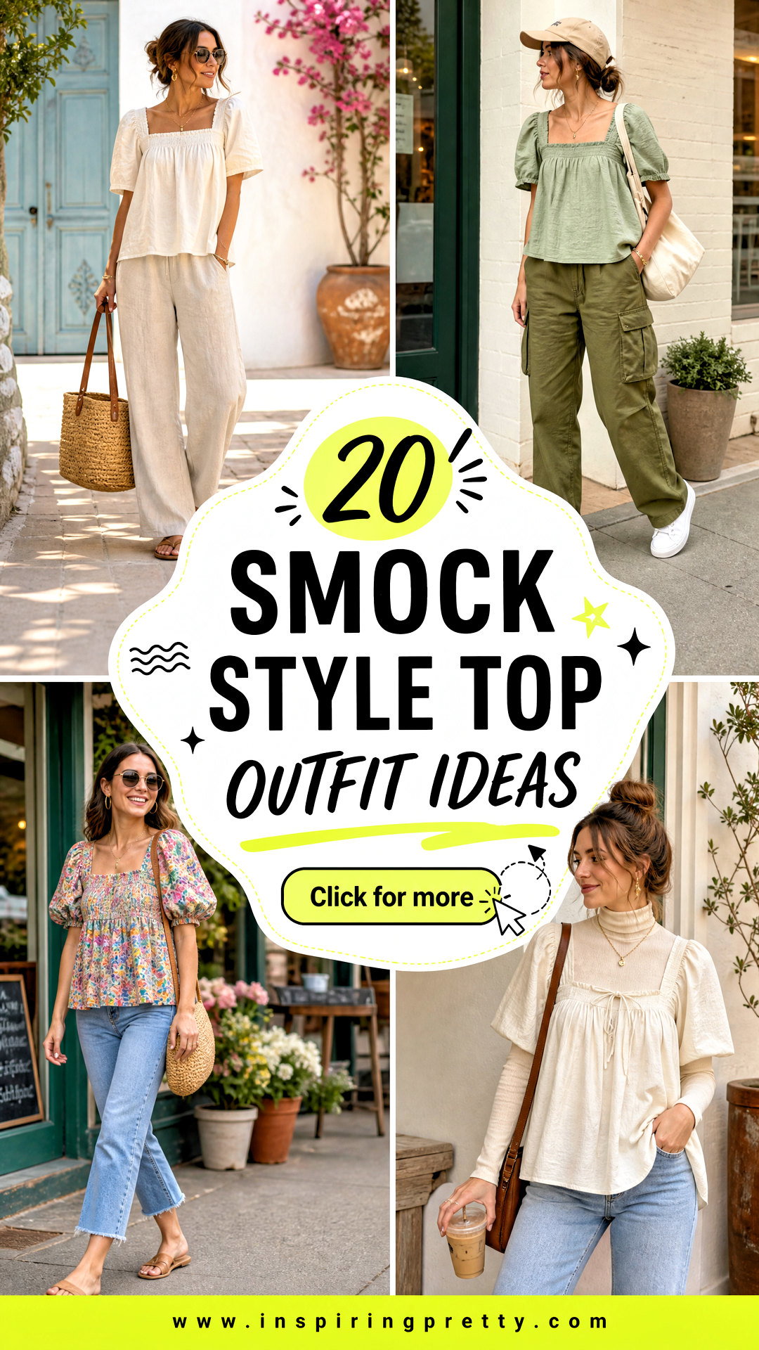 20 Smock Style Top Outfit Ideas for Breezy Everyday Looks - 20 Smock Style Top Outfit Ideas for Breezy Everyday Looks