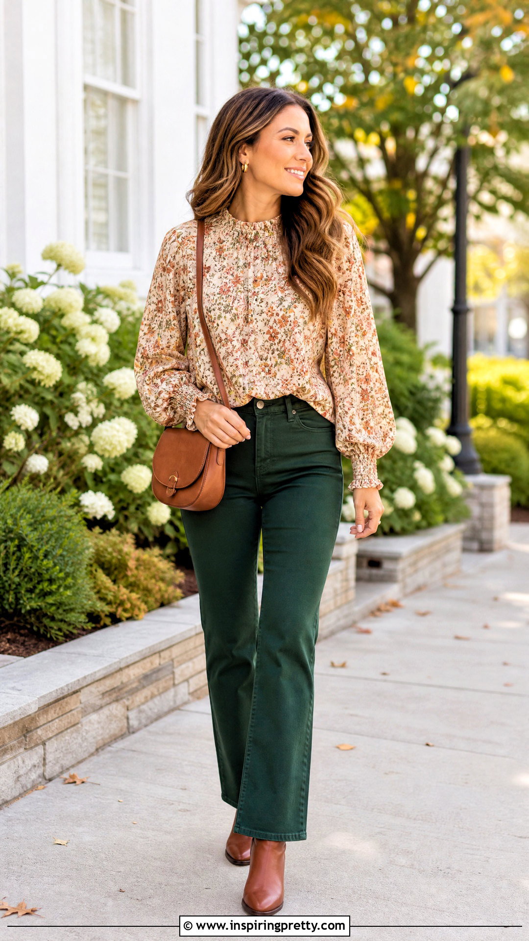Smocked Cuff Sleeve Top Outfit - 50 top sleeves designs