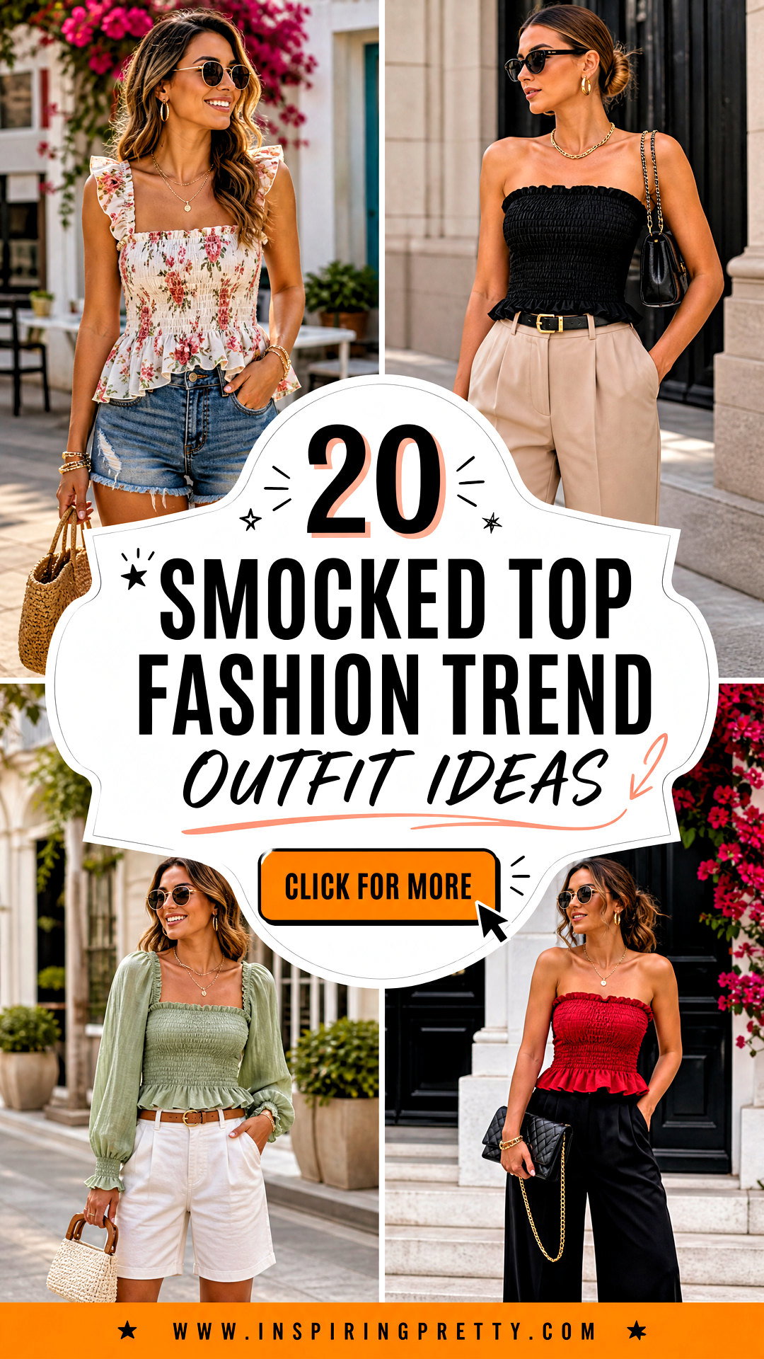 20 Smocked Top Fashion Trend Outfit Ideas to Try This Season - 20 Smocked Top Fashion Trend Outfit Ideas to Try This Season