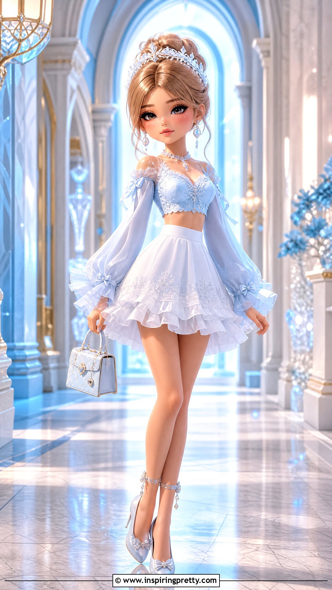 Snow Swan Crop Top Outfit - how to make a crop top in royale high (20 ways)
