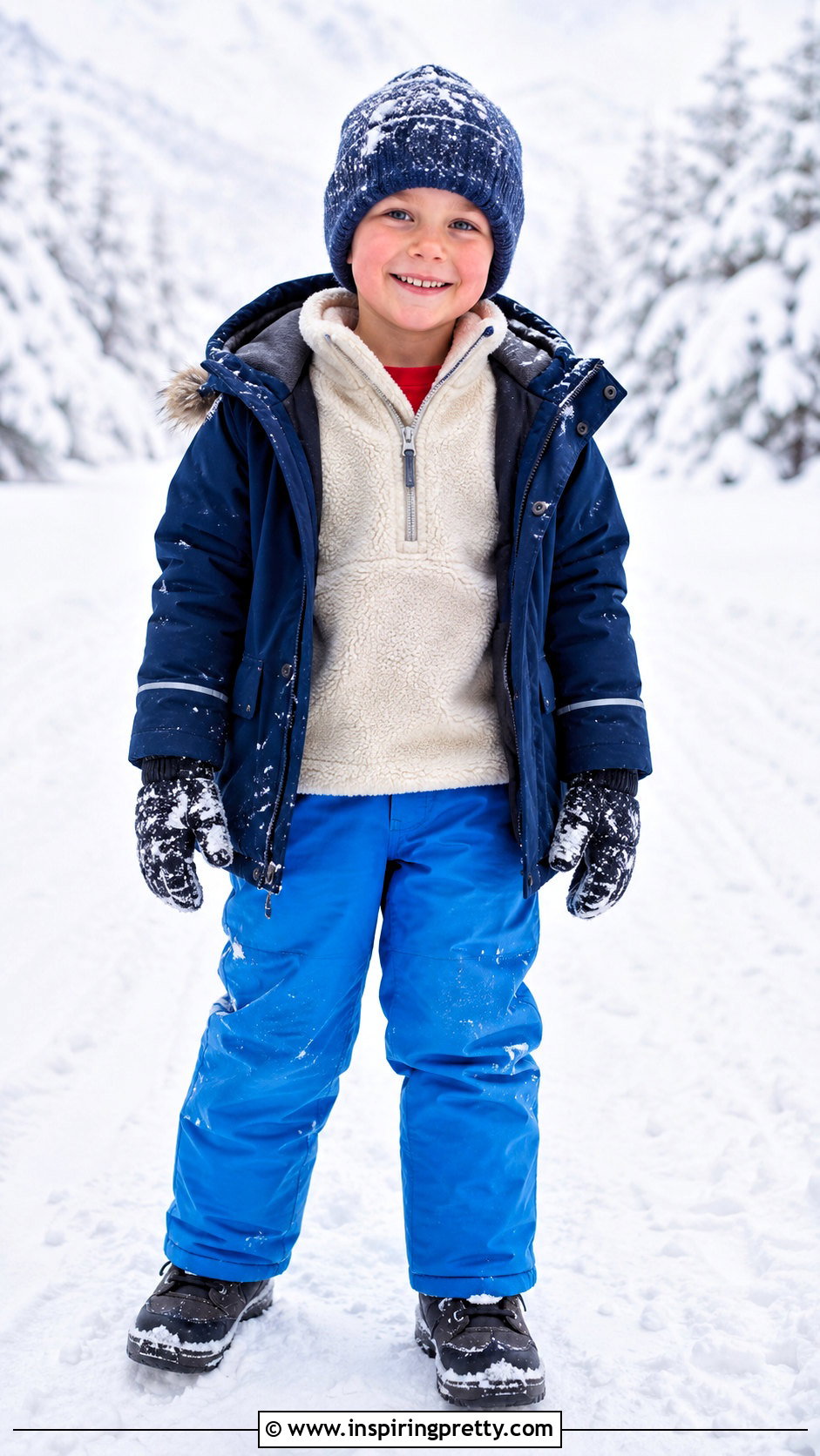 Snow Trousers And Thermal Top Outfit - 50 trouser and top for kids