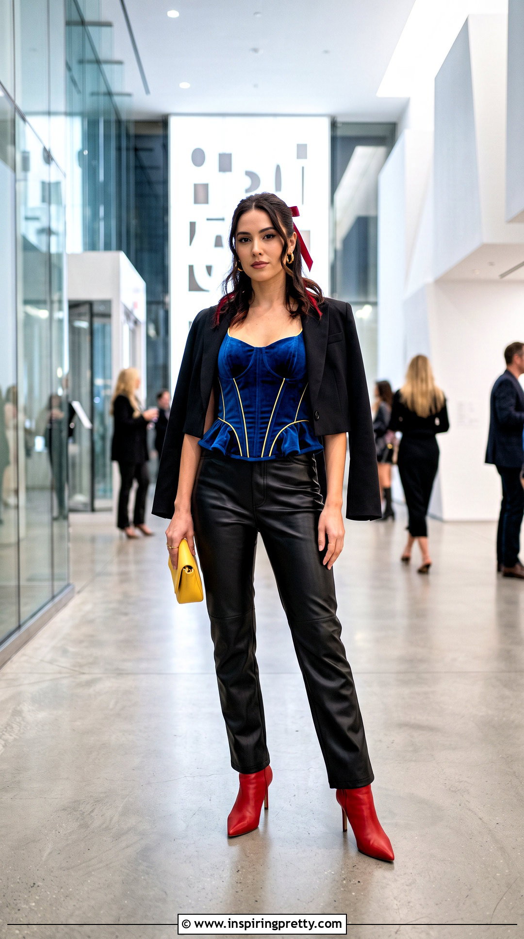 Snow White Corset Top With Faux Leather Pants - 20 Snow White Corset Top outfit ideas