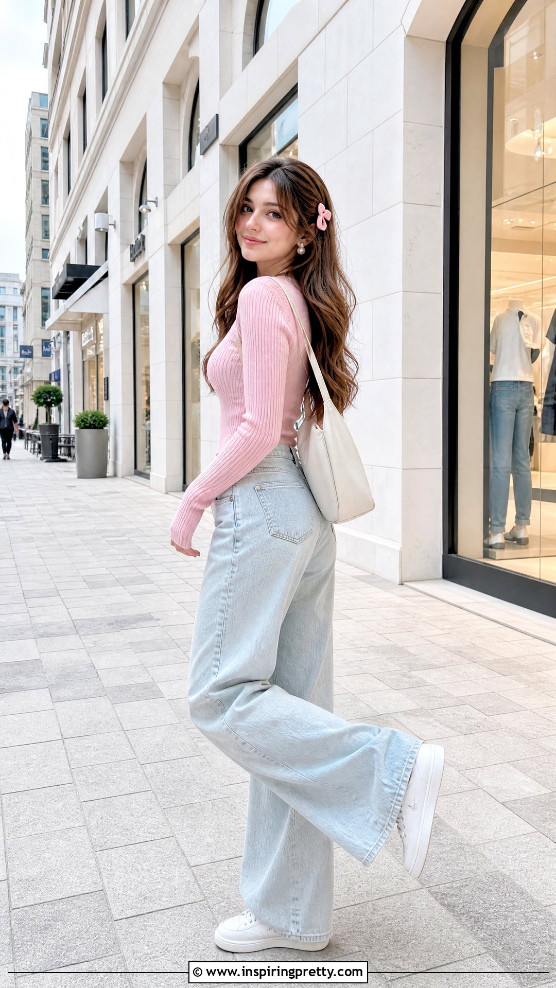 Soft Girl Pink Long Sleeve Top Outfit - 50 long sleeve tops aesthetics