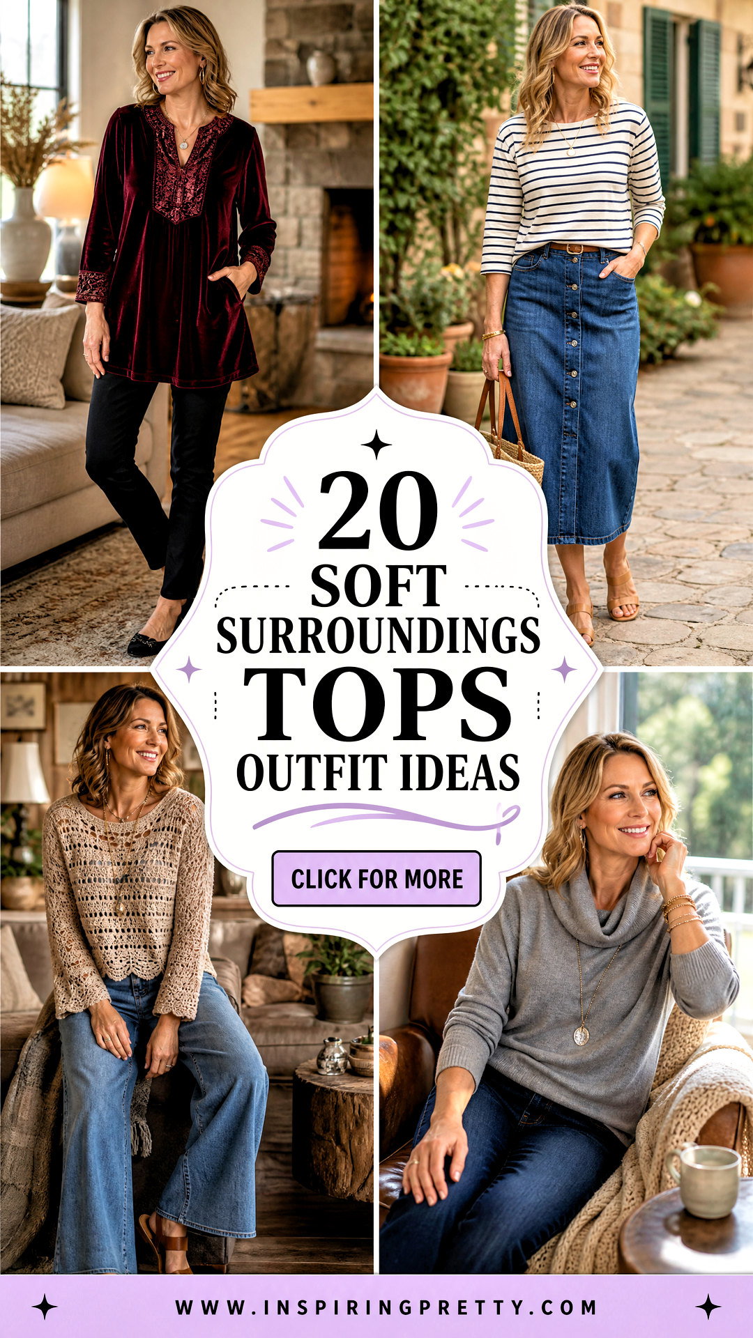 20 Soft Surroundings Tops Outfit Ideas for Cozy Everyday Chic - 20 Soft Surroundings Tops Outfit Ideas for Cozy Everyday Chic