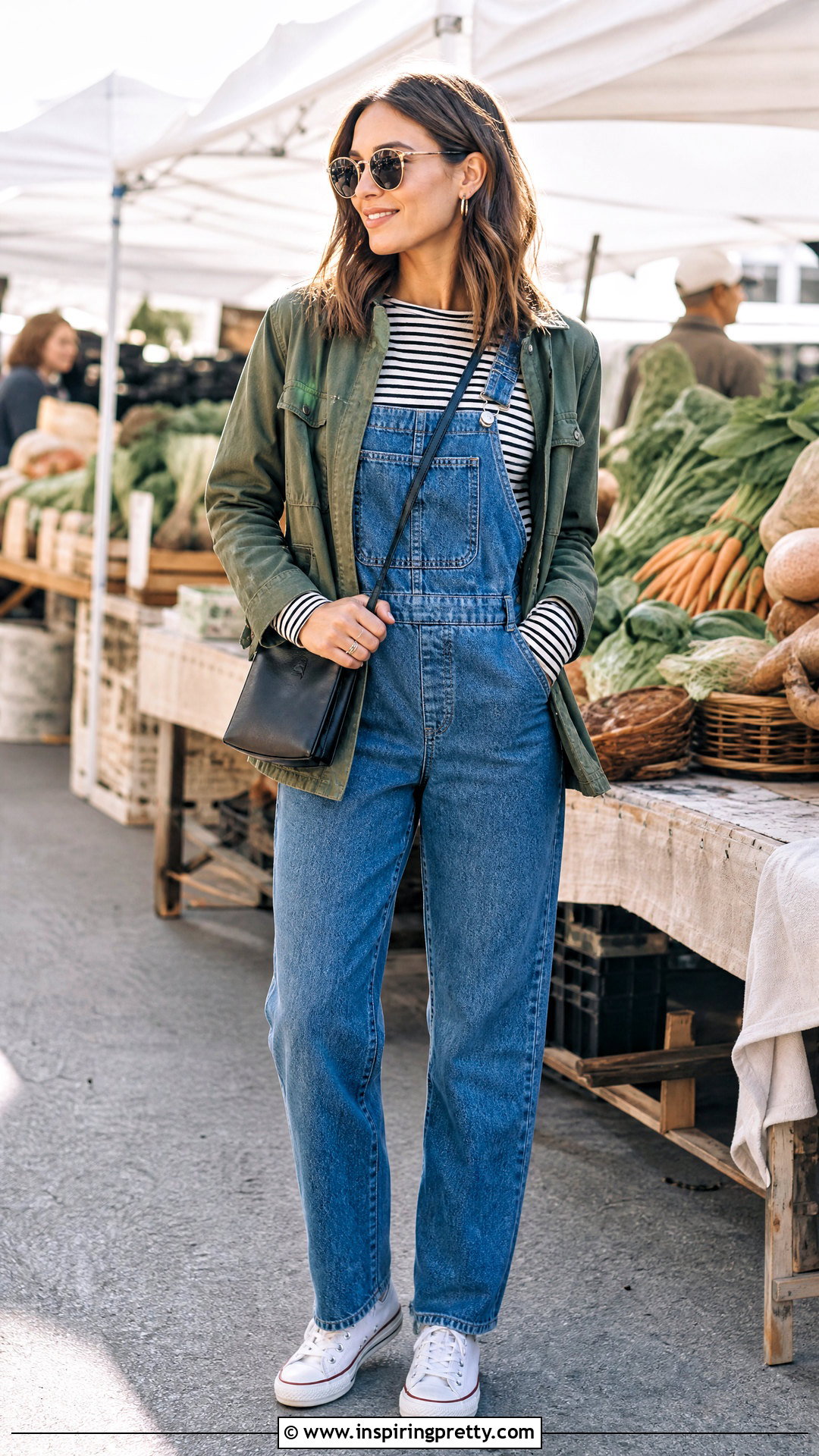 Spandex Long Sleeve Top With Overalls - 25 spandex long sleeve top outfit ideas
